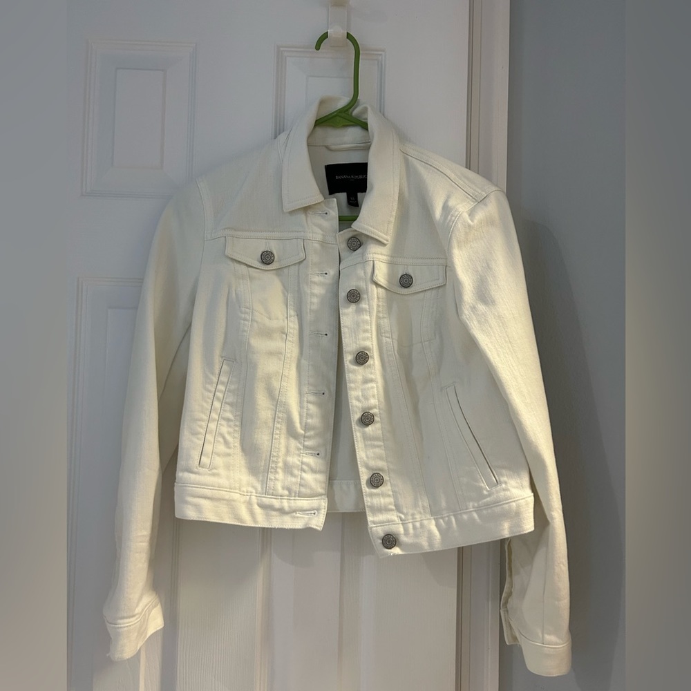 Banana Republic White Jacket XS